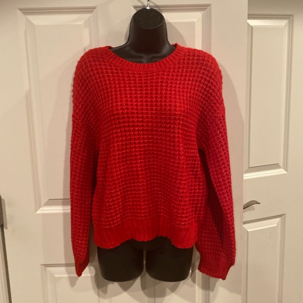 Medium 99 Jane Street red sparkly sweater - NWT